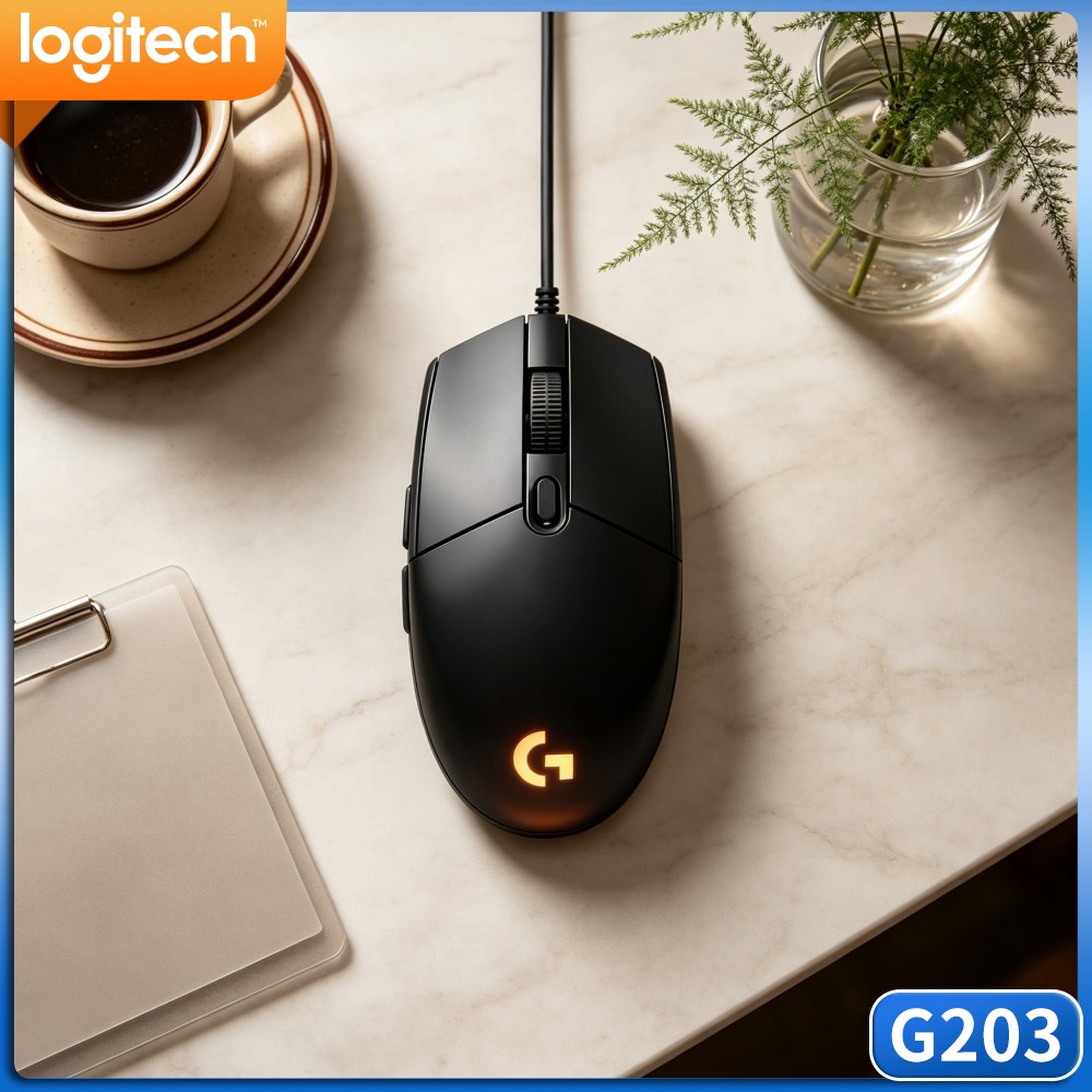 Logitech Mouse G203 - Logitech G203 Wired Gaming Mouse Adjustable