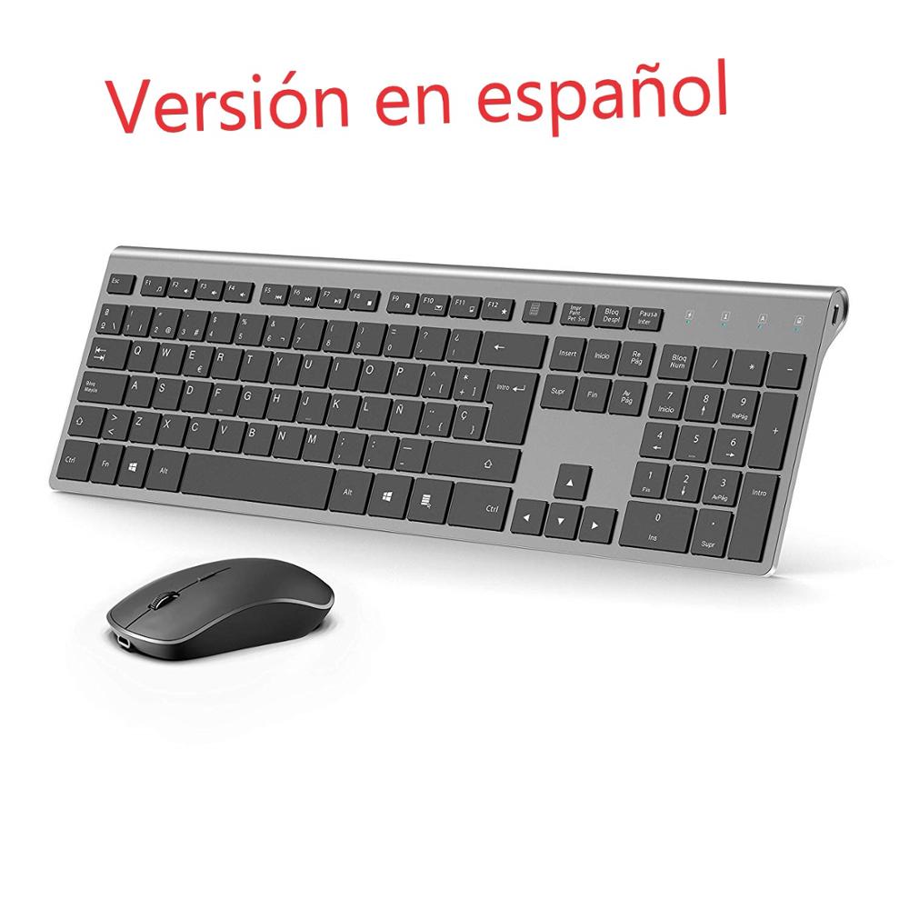 Gaming Keyboard And Mouse Wireless - Wireless Keyboard and Mouse Set Spanish