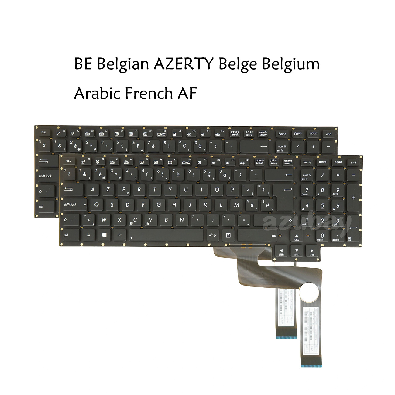 Gaming Keyboard Asus - Arabic-French Belgian Laptop Keyboard For Asus