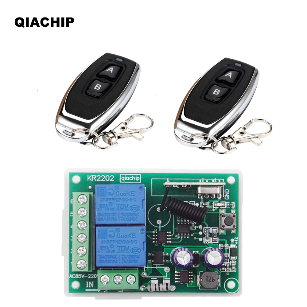 QIACHIP 433 MHz AC 110V 220V 2 - Switch Opener Tool recension och pris