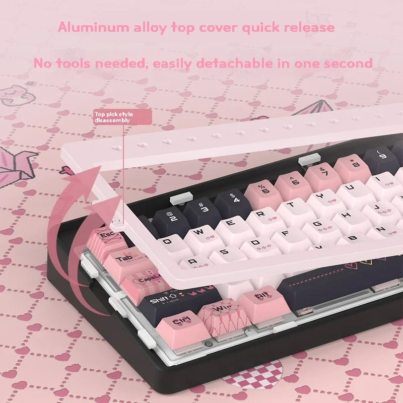 RECCAZR R66 Paper Plane66 Mech - Gaming Keyboard Hot Swappable recension och pris