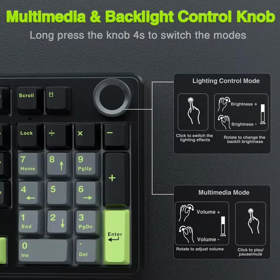 AULA F99PRO Gaming Mechanical  - Gaming Keyboard Thocky recension och pris
