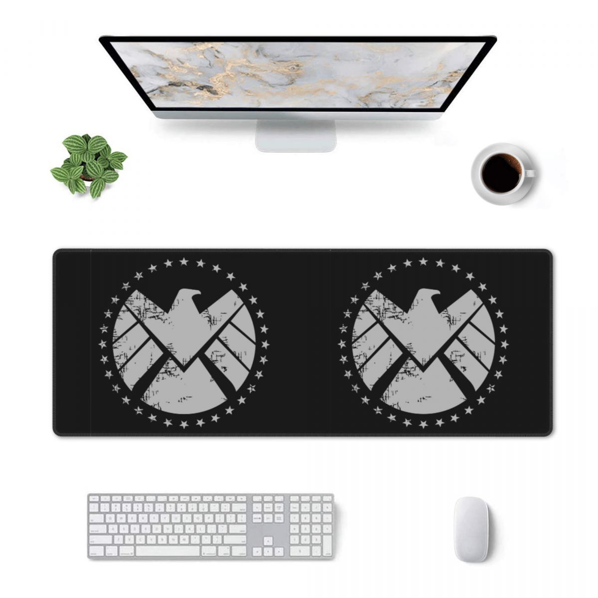 Large Mouse Pad Shield Agent T - Gaming Keyboard Training recension och pris