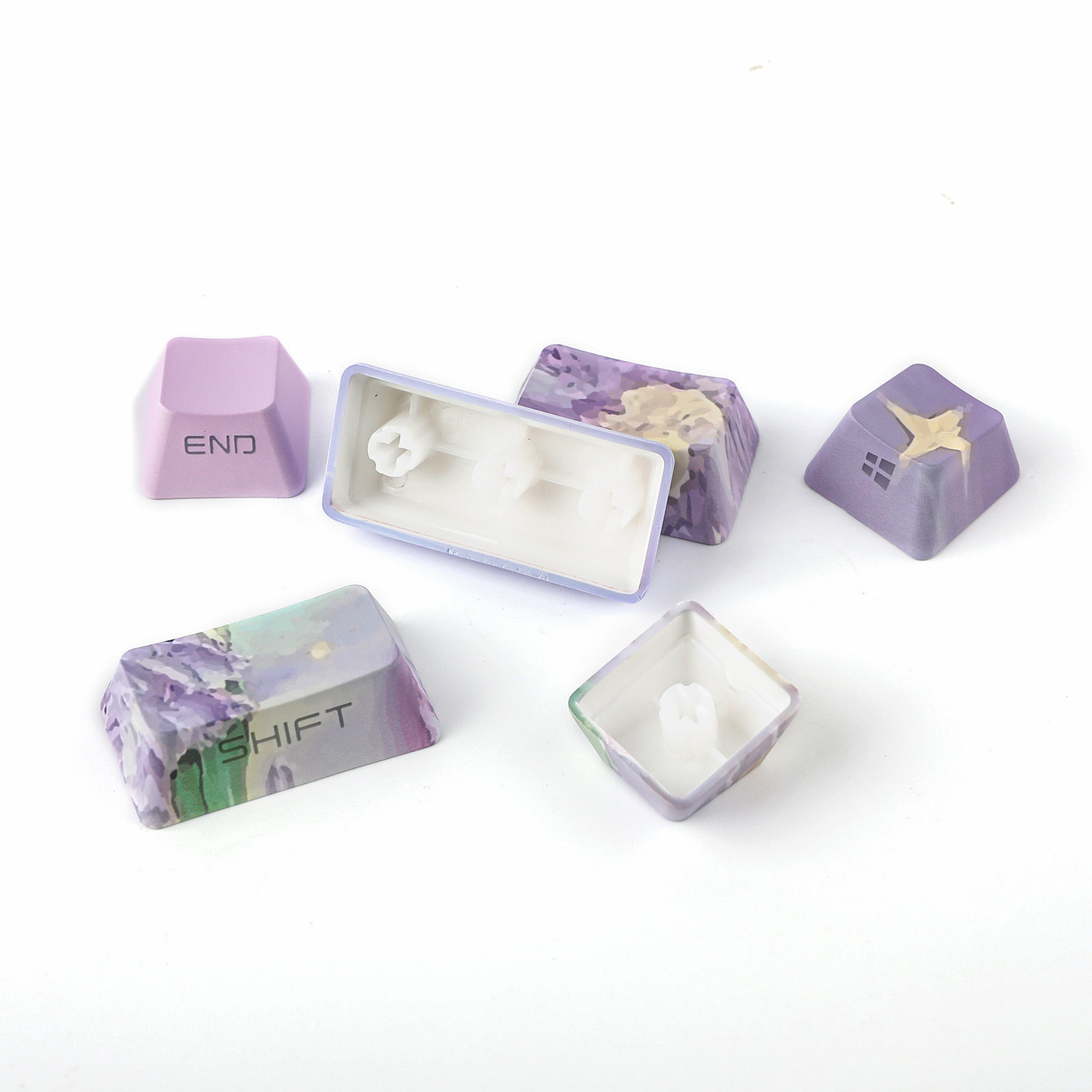 KiiBOOM Violet Keycaps Set 133 - Gaming Keyboard Bundle recension och pris