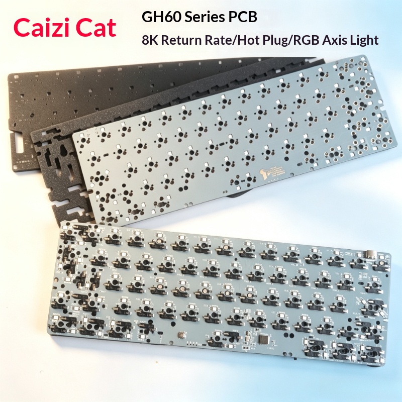 GH60 Keyboard PCB Customized W - Hot Swap Pcb recension och pris