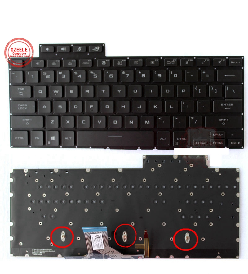 New US Backlit Keyboard for AS - Gaming Keyboard Asus recension och pris
