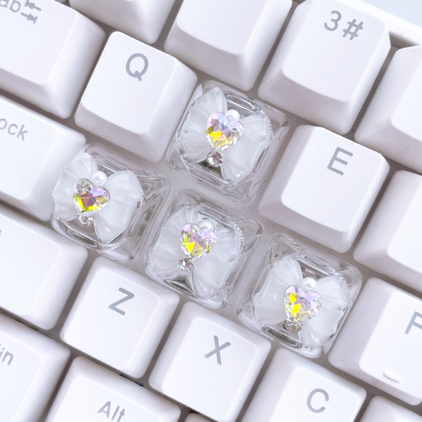 4pcs Butterfly Keycaps Cute Me - Keyboard Lube Kit recension och pris