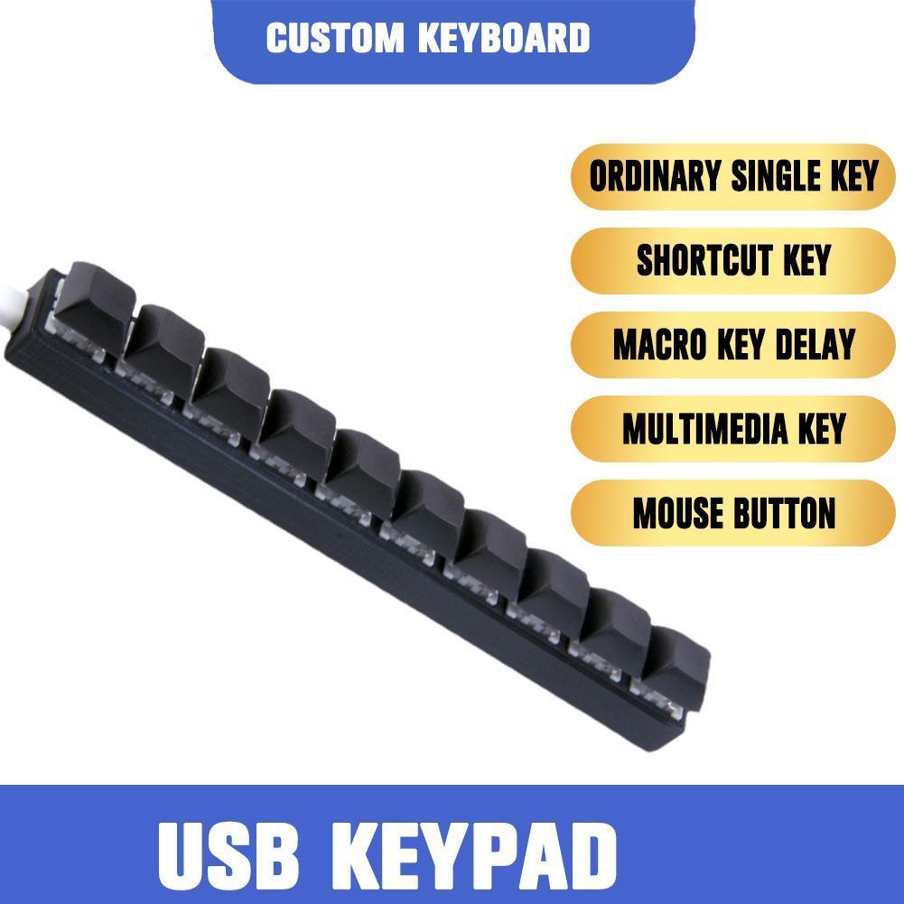 Custom Mini USB Wired 10 Keys  - Gaming Keyboard Budget recension och pris