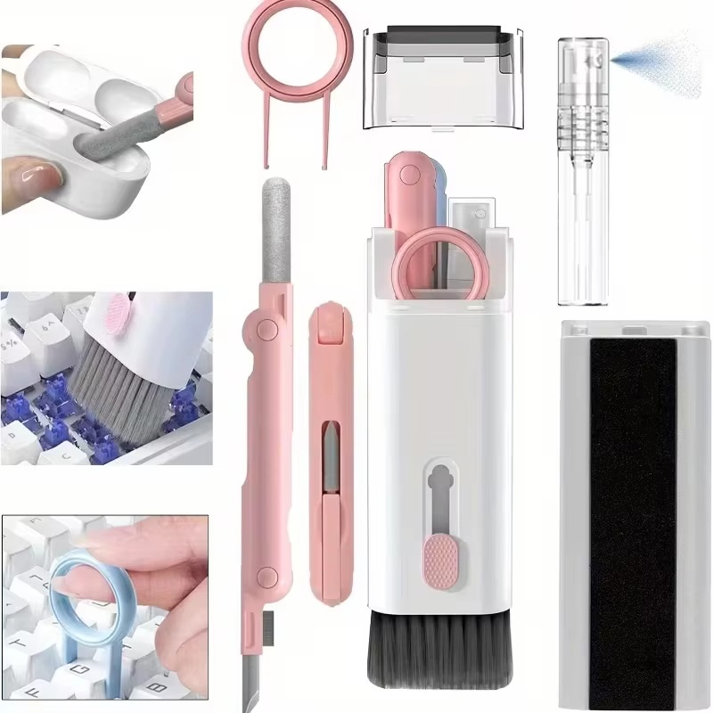 7 In 1 Earphone Cleaner Brush  - Keycap Puller Ring recension och pris
