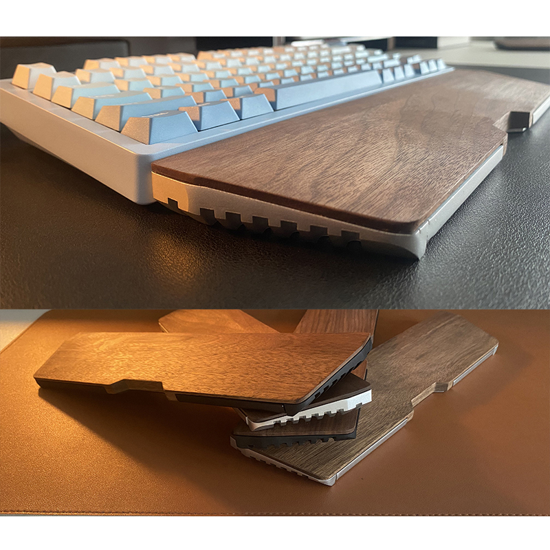 Kashcy Solid Walnut Wood & Alu - Wrist Rest Wood recension och pris