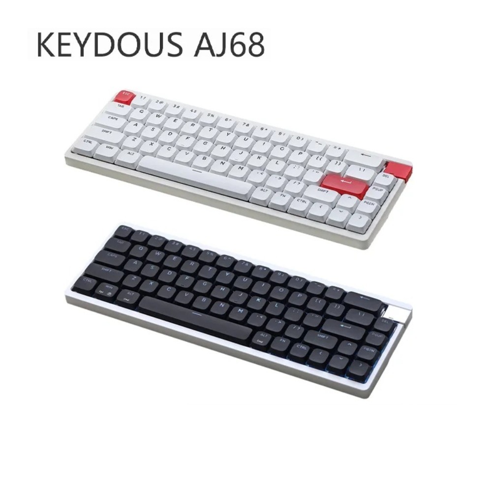 Keydous AJ68 Mechanical Keyboa - Gaming Keyboard Hot Swappable recension och pris