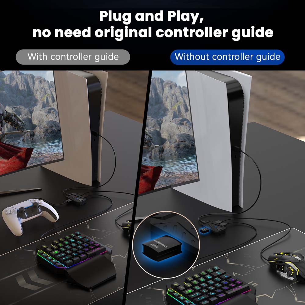 for PS5 Gaming Keyboard Mouse  - Gaming Keyboard Bundle recension och pris