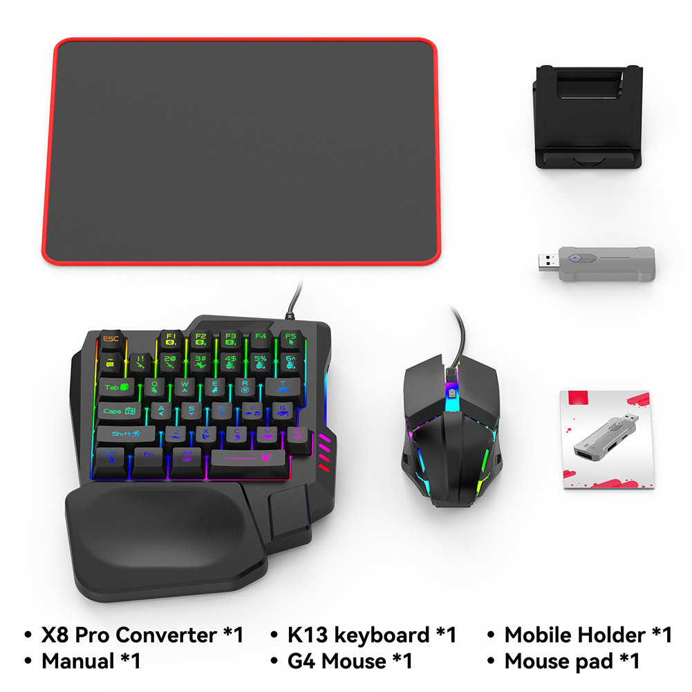 5 in 1 Mobile Game Converter K - Gaming Keyboard And Mouse Converter For Mobile recension och pris