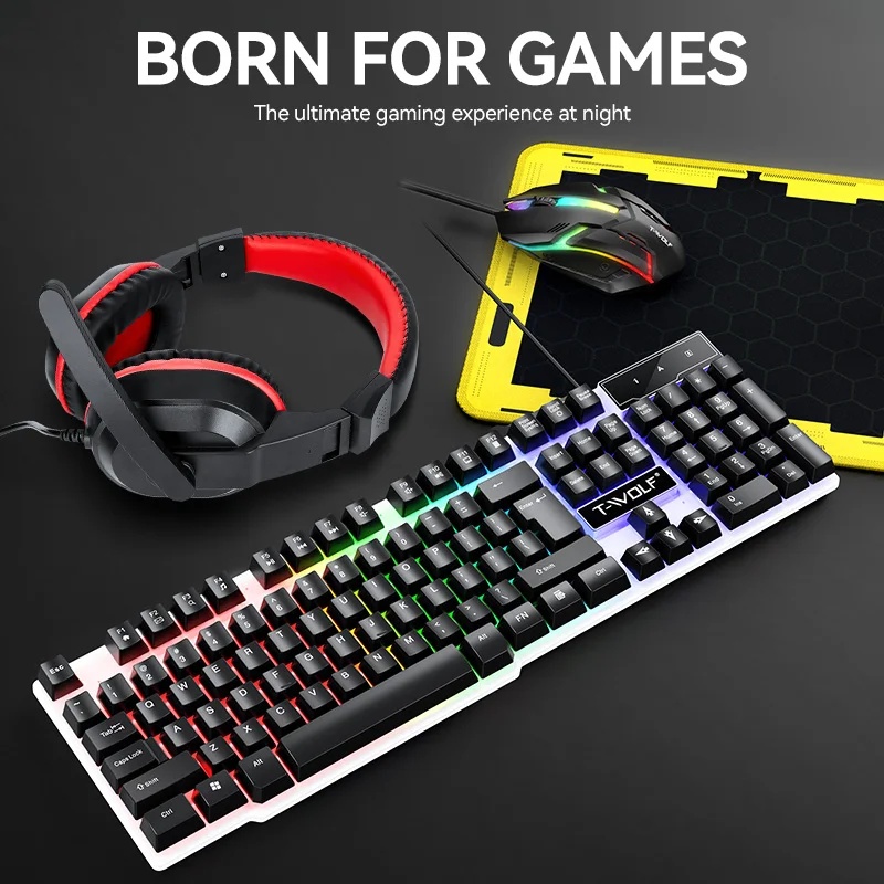 NEW USB Keyboard And Mouse Gam - Gaming Keyboard Bundle recension och pris