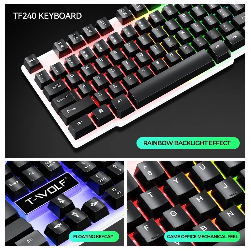 NEW USB Keyboard And Mouse Gam - Gaming Keyboard Bundle recension och pris