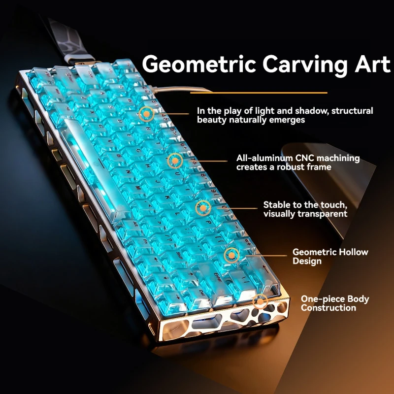 IROK MG63 Dual-core 63 Keys Ma - Gaming Keyboard Hot Swappable recension och pris