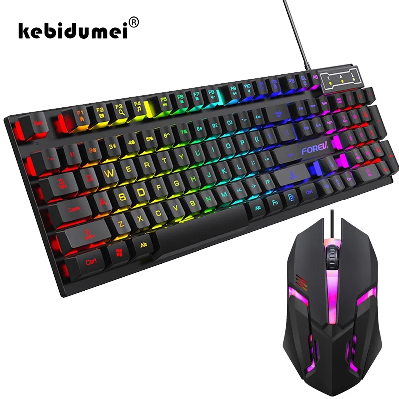 104 Key Backlit Mechanical Key - Gaming Keyboard And Mouse Converter For Mobile recension och pris