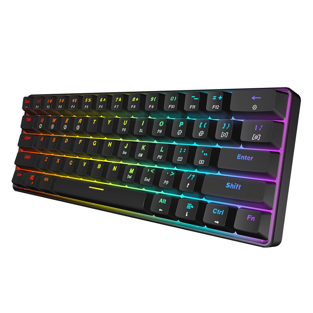 SKYLOONG GK61 Mini Portable 60 - Gaming Keyboard Thocky recension och pris