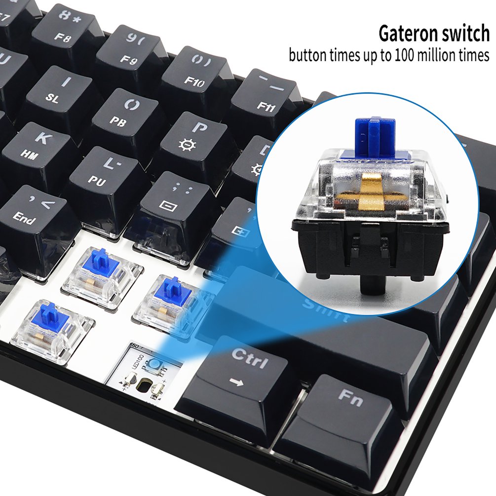 SKYLOONG GK61 Mini Portable 60 - Gaming Keyboard Thocky recension och pris