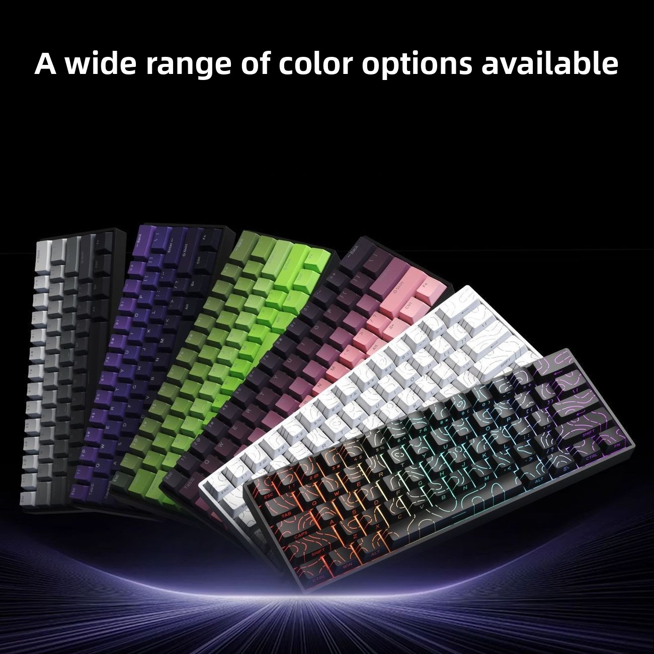 Bluetooth 2.4G Wireless Mechan - Gaming Keyboard Thocky recension och pris