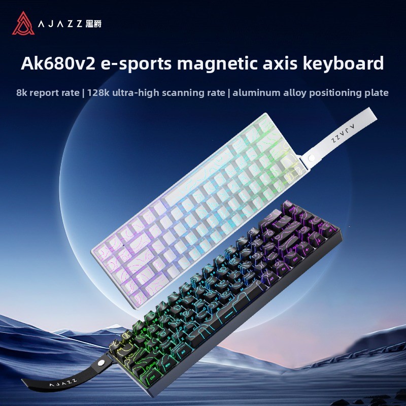 AJAZZ AK680 V2 Magnetic Axis M - Gaming Keyboard Hot Swappable recension och pris