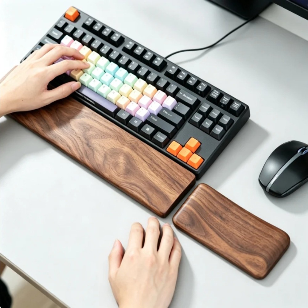 Solid Wood Keyboard Holder Con - Wrist Rest Wood recension och pris