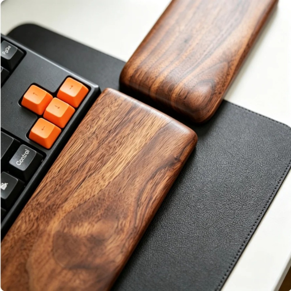 Solid Wood Keyboard Holder Con - Wrist Rest Wood recension och pris