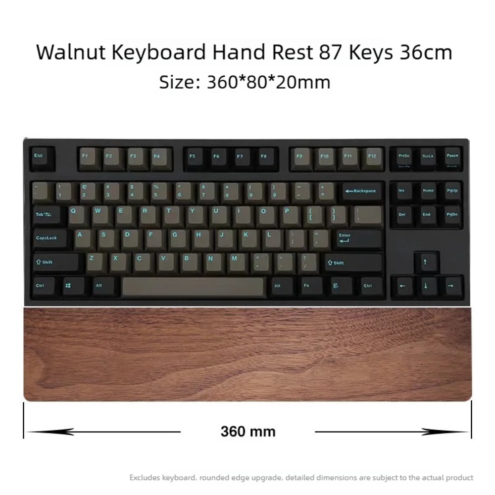 Solid Wood Keyboard Holder Con - Wrist Rest Wood recension och pris